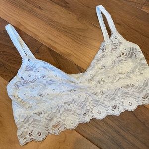 Off-white Lace Bralette
